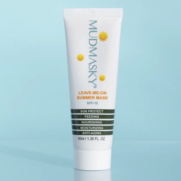 NEW Mudmasky Leave Me On Summer Mask with SPF 15 - Picture 2 of 11